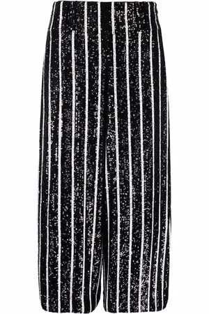 Balmain Pantaloni a gamba ampia