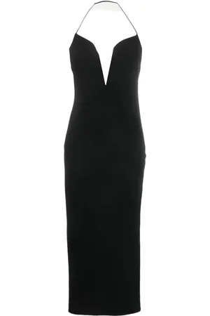 Givenchy Abito lungo con scollo all