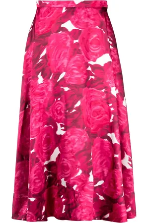 VALENTINO GARAVANI Gonna con stampa rose