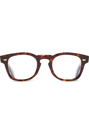 CUTLER & GROSS Occhiali con effetto tartarugato