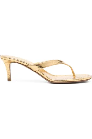 PARIS TEXAS Mules metallizzate 65mm