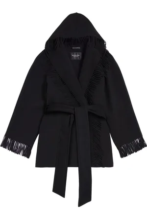 Balenciaga Cardigan lungo con cappuccio