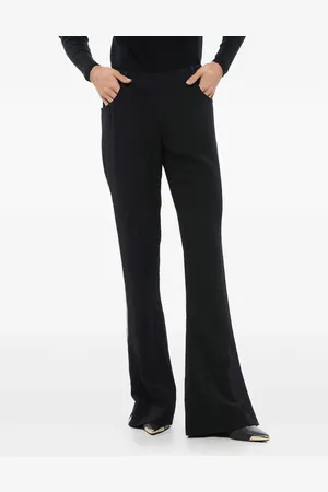 Balmain Rhinestone-embellished flared trousers