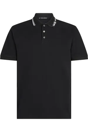 Karl Lagerfeld Polo con dettaglio a contrasto