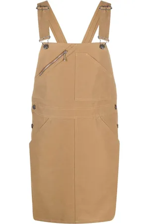 A.P.C. Abito salopette con scollo quadrato