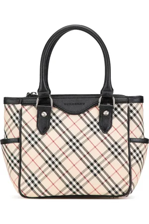 Burberry Borsa a mano Nova Check in tela 2000-2017