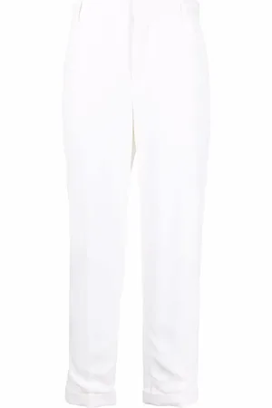 Balmain Pantaloni crop dritti