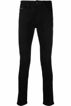 Philipp Plein Jeans skinny con borchie