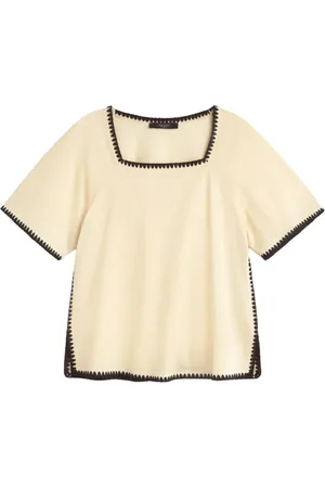 Max Mara Top con scollo quadrato