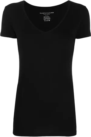 Majestic T-shirt smanicata