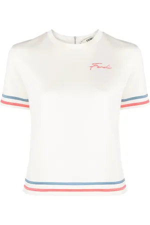 Fendi T-shirt con ricamo