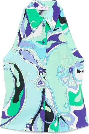 Puccini Camicia con stampa Marmo