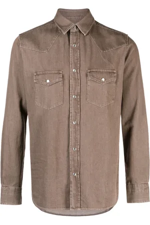 Tom Ford Camicia denim a maniche lunghe