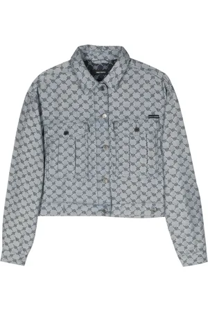 Daily paper Giacca Avery denim crop
