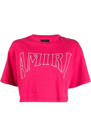 AMIRI T-shirt crop con stampa