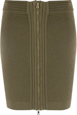 Balmain Minigonna con zip