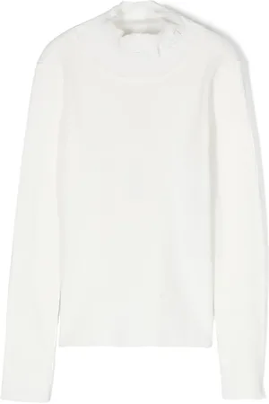 Twin-Set Maglione a coste con ricamo