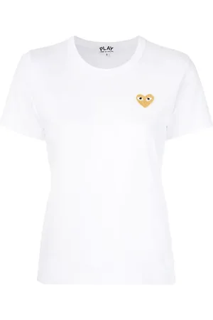 Comme des Garçons T-shirt con logo a cuore