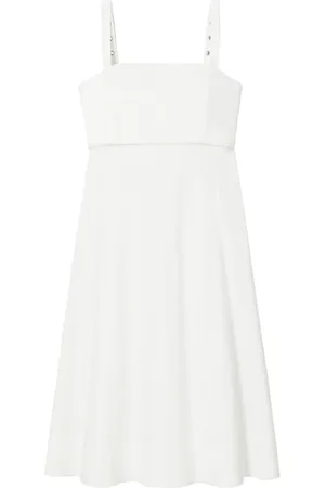 Tory Burch Abito midi con scollo quadrato