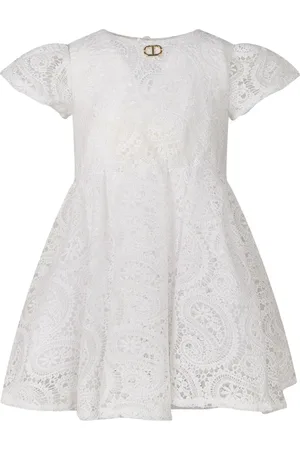 Twin-Set Abito in pizzo a fiori
