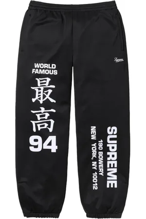 Supreme Pantaloni sportivi Worldwide "SS 25 - Black"