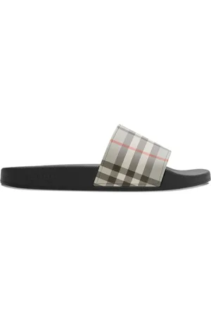 Burberry Sandali slides a quadri