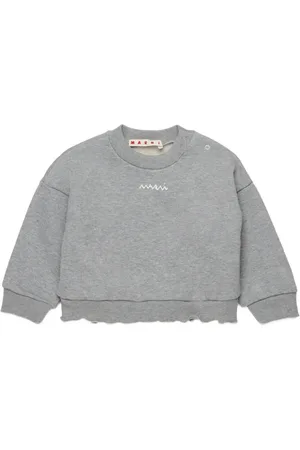Marni Felpa con logo ricamato