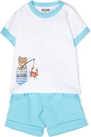 Moschino Set T-shirt e shorts con stampa