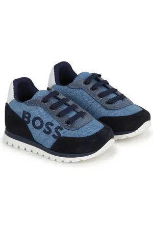 HUGO BOSS Sneakers denim con stampa