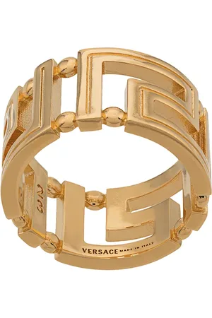 VERSACE Anello con dettaglio cut out Greca