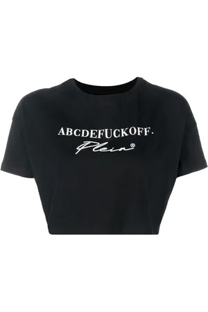 Philipp Plein T-shirt crop con stampa
