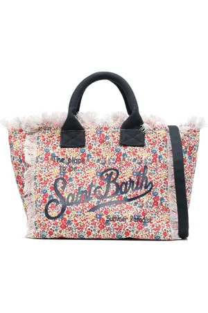 MC2 SAINT BARTH Logo-print cotton tote bag