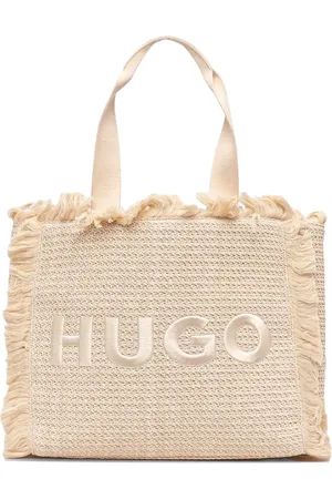 HUGO BOSS Borsa tote Lou con logo ricamato
