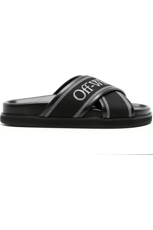 OFF-WHITE Sandali slides Cloud con design a incrocio