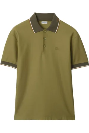 Burberry Polo in cotone con ricamo logo