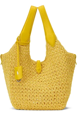 Ralph Lauren Borsa tote con finiture in pelle