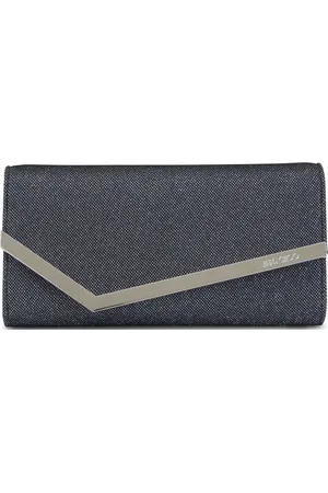 Jimmy Choo Clutch con logo inciso