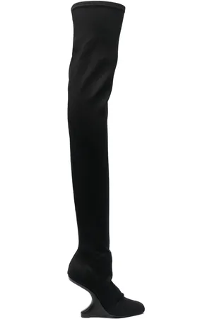 Rick Owens Stivali alla coscia Cantilever 11