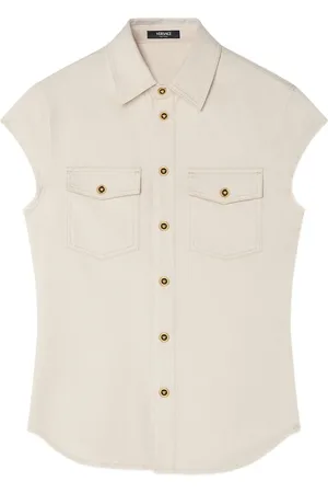VERSACE Camicia con maniche ad aletta