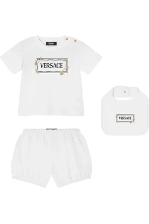 VERSACE Set con shorts e logo
