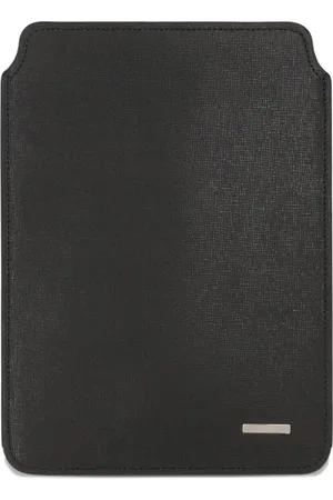 Fendi Textured leather tablet case