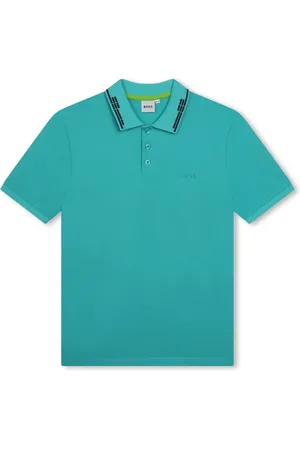 HUGO BOSS Polo con logo goffrato
