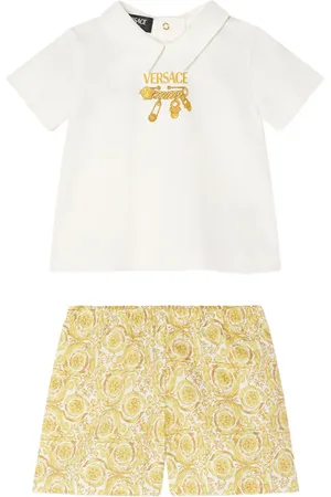 VERSACE Set con shorts e logo