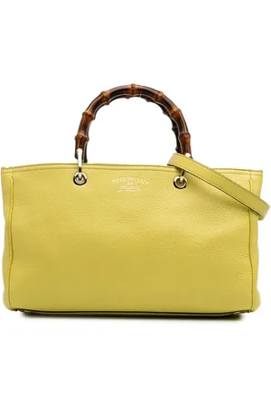 Gucci 2016-2024 Medium Calfskin Bamboo Shopper satchel