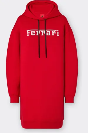 FERRARI Abito Felpa In Cotone Con Logo