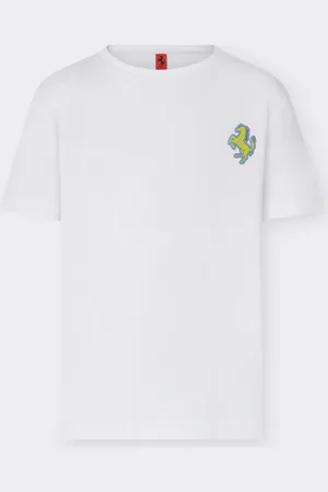 FERRARI T-shirt Con Patch Cavallino Rampante