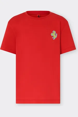 FERRARI T-shirt Con Patch Cavallino Rampante
