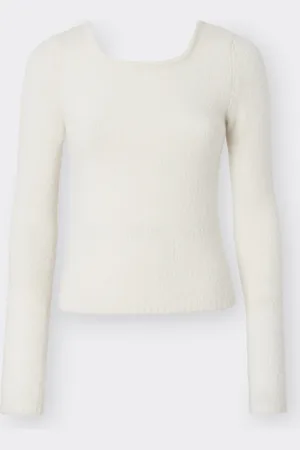 FERRARI Top Backless In Cashmere E Lana Merino
