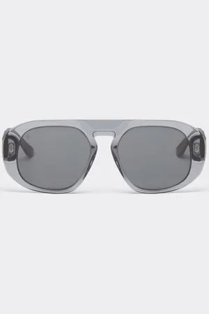 FERRARI Occhiale Da Sole In Acetato Color Ocean Con Lenti Azzurre