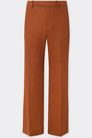 FERRARI Pantalone In Gabardine Di Lino E Viscosa